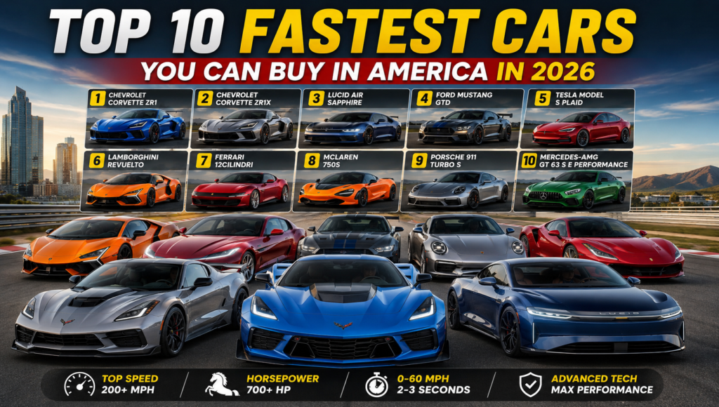 10 Fastest Cars
